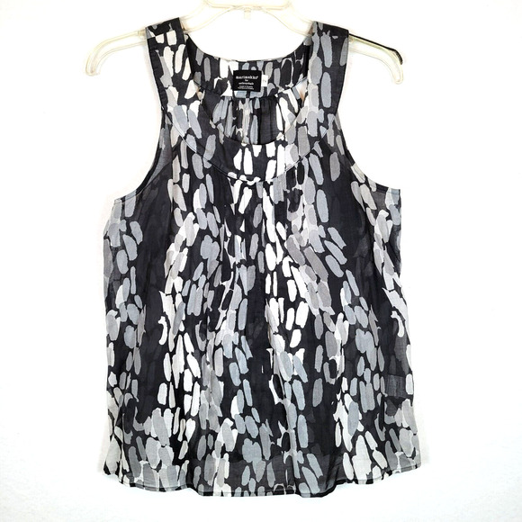 Marimekko Tops - Marimekko for Anthropologie Womens Tank Top Size 2 Black Eccentric Lightweight